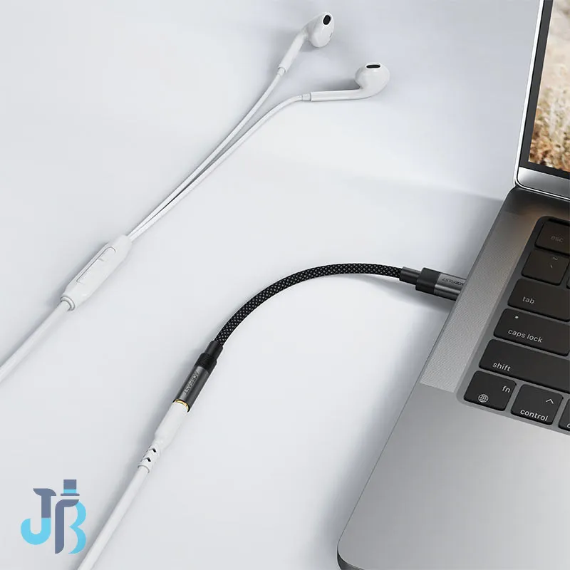 کابل تبدیل USB-C به جک 3.5 میلی متری ایس فست مدل J12 طول 0.15 متر