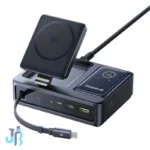 شارژر رومیزی 140 وات سه پورت بیسوس مدل Nomos Qi2 140W