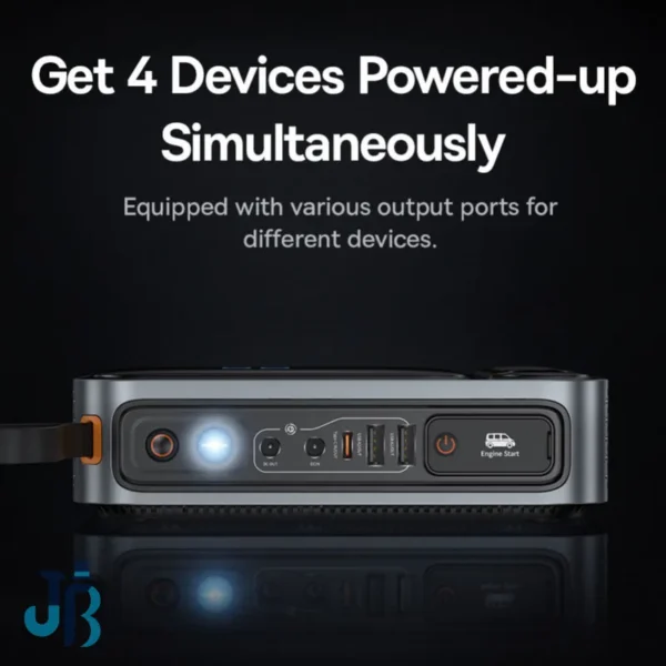 پاوربانک 26800 و جامپ استارتر بیسوس Baseus C00251400111-00 3000A Car Jump Starter