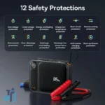پاوربانک 26800 و جامپ استارتر بیسوس Baseus C00251400111-00 3000A Car Jump Starter