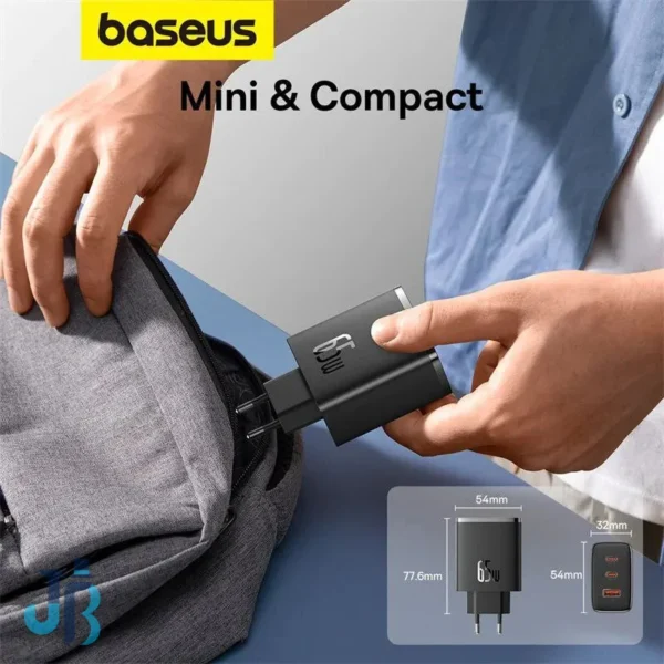 شارژر دیواری بیسوس Baseus Cube Pro P10152651113-00 توان 65 وات