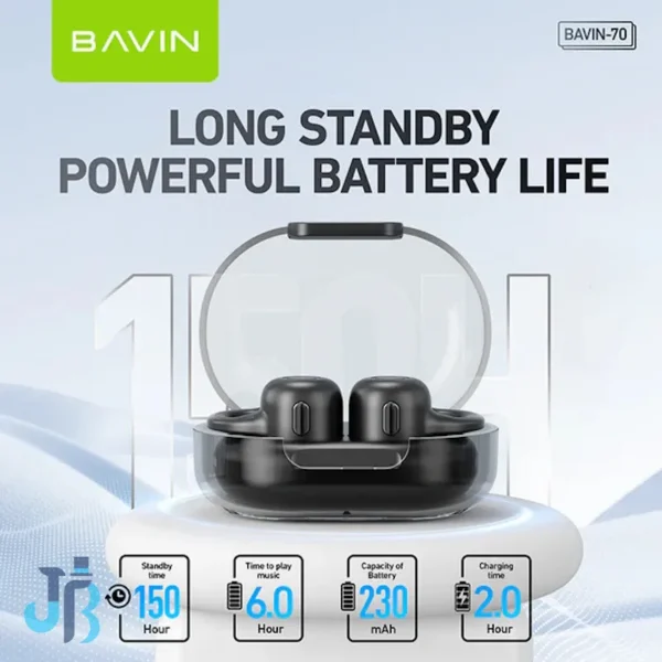 هندزفری بلوتوث باوین Bavin Airpod 70