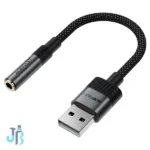 کابل تبدیل USB-C به جک 3.5 میلی متری ایس فست مدل J13 طول 0.15 متر