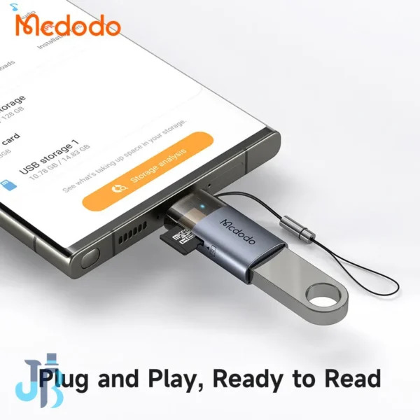مبدل USB-A / Micro SD به USB-C مک دودو مدل OT-7600