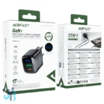 شارژر دیواری 35 وات دو پورت ایس فست مدل A116
