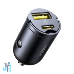 شارژر فندکی 30 وات دو پورت بیسوس مدل Tiny Star VCHXX-UC