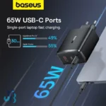 شارژر دیواری بیسوس Baseus Cube Pro P10152651113-00 توان 65 وات