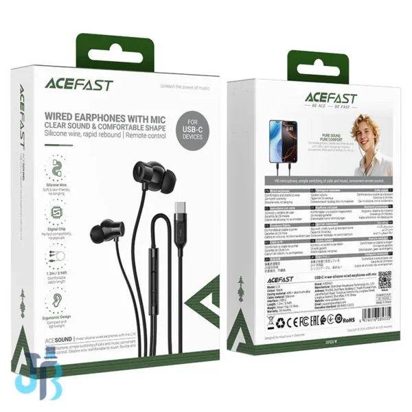 خرید هندزفری سیمی Type-C ایس فست مدل ACEFAST L10