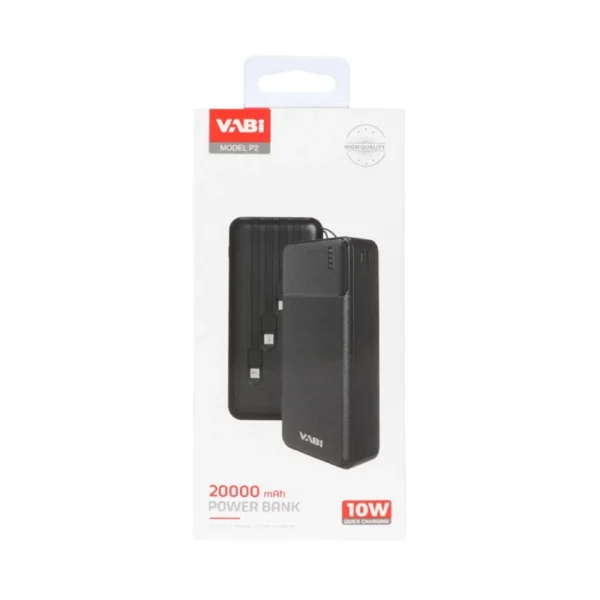 پاوربانک وابی VABI 20000mAh مدل P2 10W - Image 4