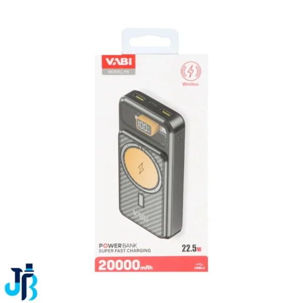 پاوربانک فست شارژ VABI 20000mAh مدل P5 22.5W - تصویر 4