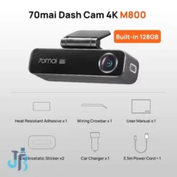 دوربین خودرو شیائومی Xiaomi 70mai M800 Dash Cam همراه دوربین عقب