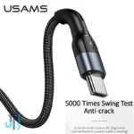 خرید کابل تایپ سی یوسمز USAMS SJ449 طول 1 متر