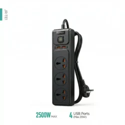 چند راهی برق و شارژر جویروم Joyroom JR-TE1 دارای 4 پورت