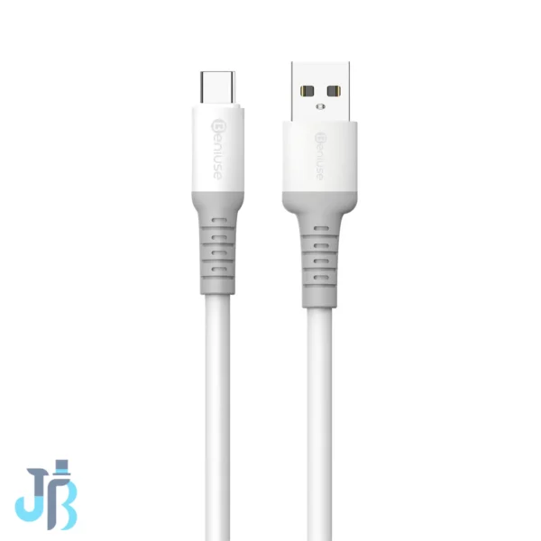 کابل تبدیل USB به USB-C بنیوس مدل BE-CA12 طول 1 متر