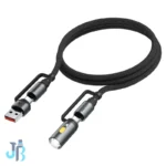 کابل تبدیل USB/USB-C به USB-C ایس فست مدل J5 طول 1.2 متر