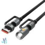 کابل تبدیل USB/USB-C به USB-C ایس فست مدل J5 طول 1.2 متر